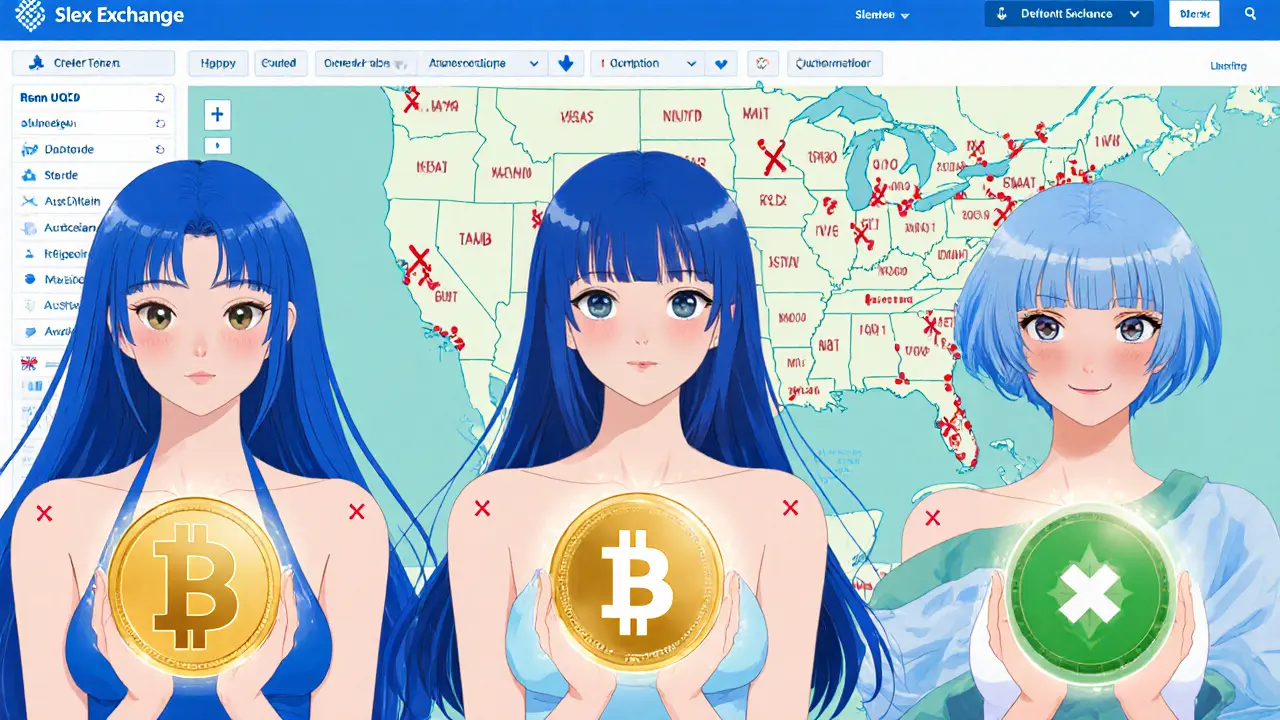 Illustration of tokenized commodities with jurisdiction block map.