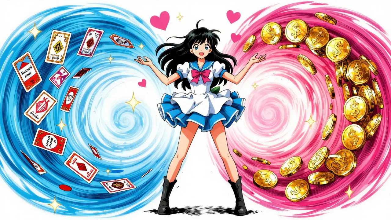Magical girl balancing trading and lending vortexes