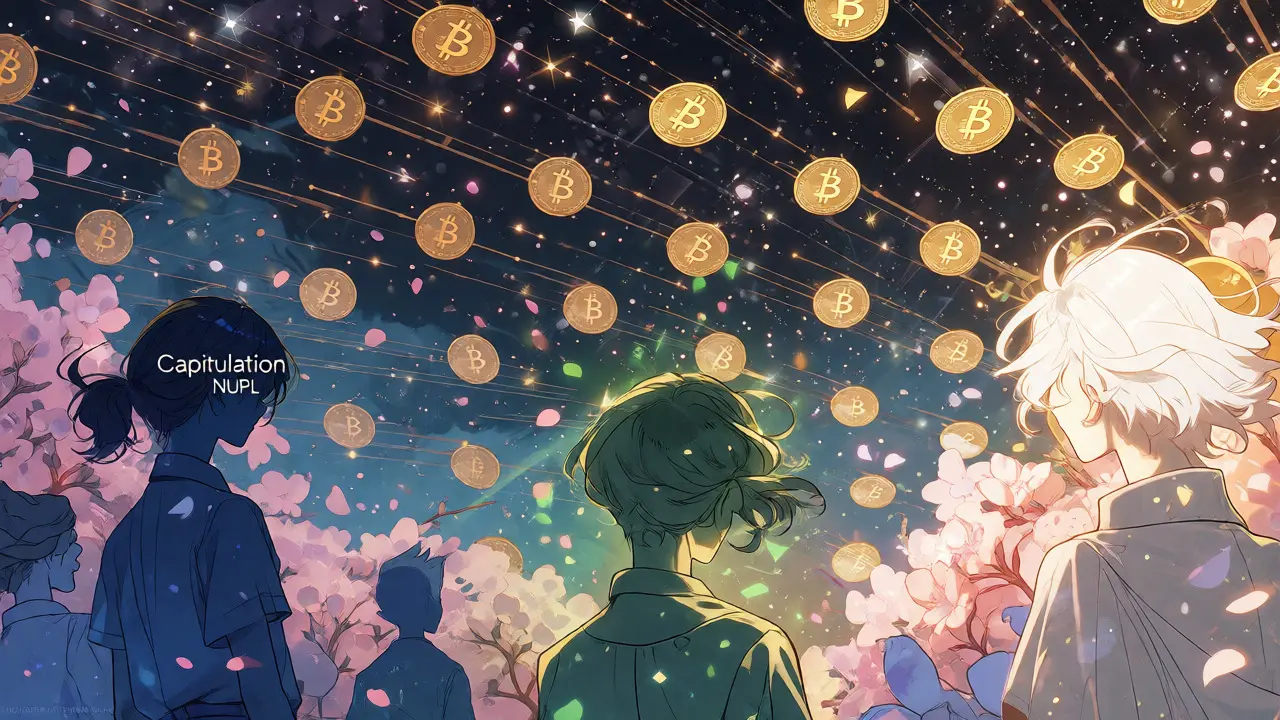 Stylized visualization of Bitcoin NUPL emotional zones in space